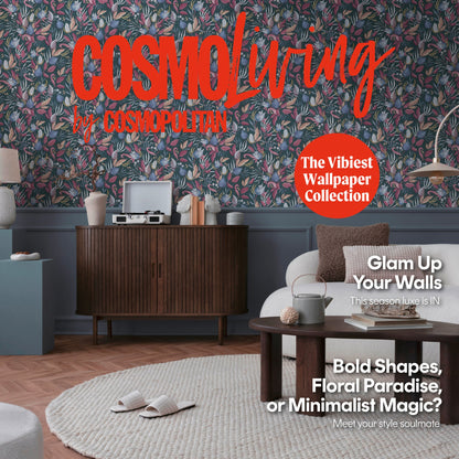 CosmoLiving Still Bloom-Poetry Blau 10,05 m x 0,53 m