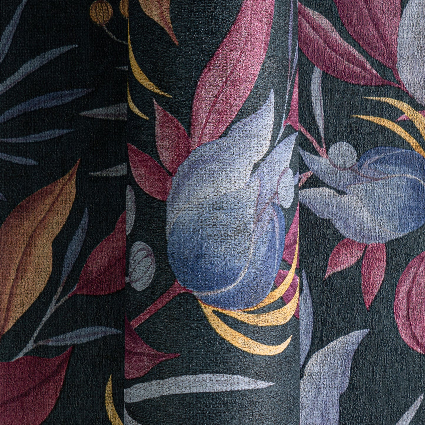 Livingwalls CosmoLiving Still Bloom-Poetry Blüten Blau Rot - 10,05 m x 0,53 m