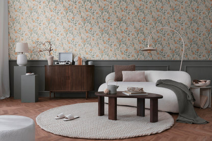 Livingwalls CosmoLiving Still Bloom-Poetry Blüten Creme - 10,05 m x 0,53 m