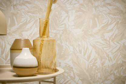 Livingwalls CosmoLiving Earthlines-Balance Botanic Beige - 10,05 m x 0,53 m