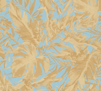 Livingwalls CosmoLiving Earthlines-Balance Botanic Blau - 10,05 m x 0,53 m