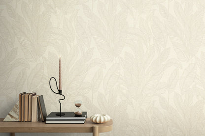 CosmoLiving Golden Fern-Glow Creme 10,05 m x 0,53 m