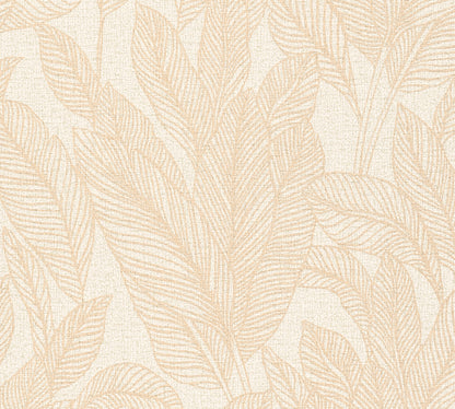 Livingwalls CosmoLiving Golden Fern-Glow Botanic Beige - 10,05 m x 0,53 m