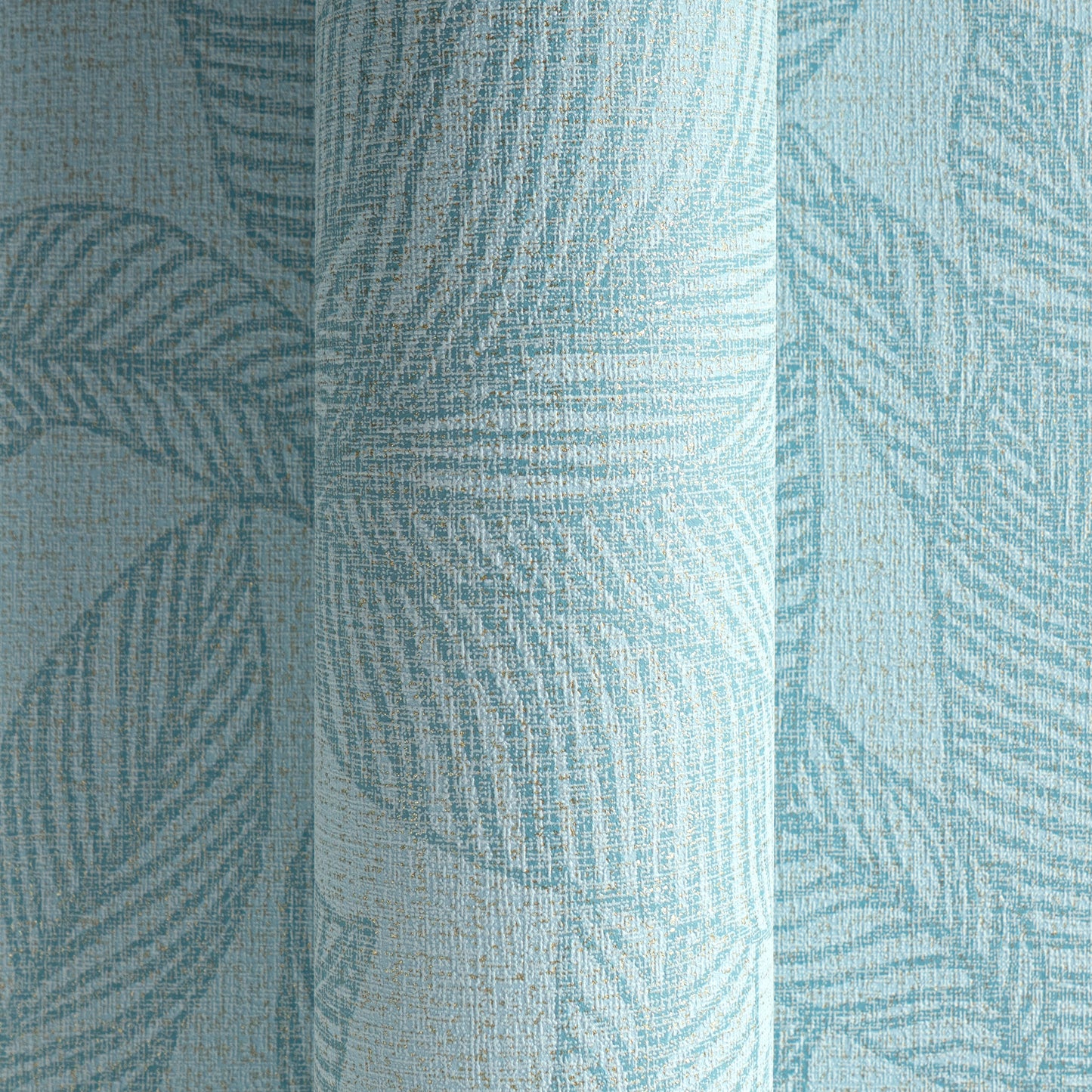 Livingwalls CosmoLiving Golden Fern-Glow Botanic Blau - 10,05 m x 0,53 m
