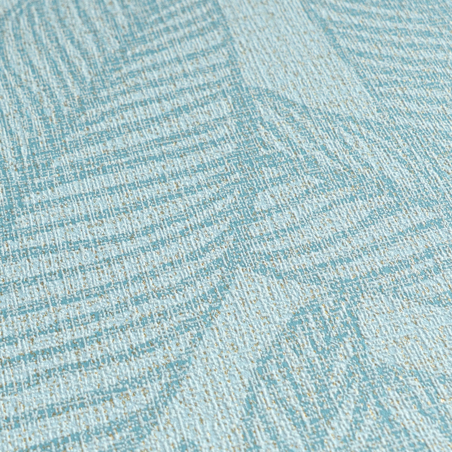 Livingwalls CosmoLiving Golden Fern-Glow Botanic Blau - 10,05 m x 0,53 m