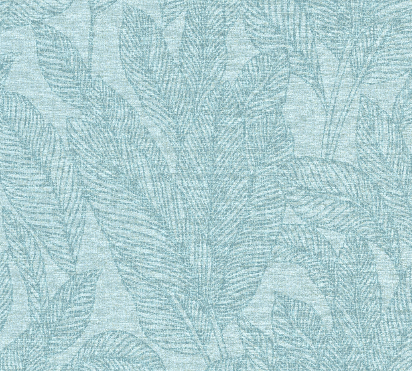 Livingwalls CosmoLiving Golden Fern-Glow Botanic Blau - 10,05 m x 0,53 m
