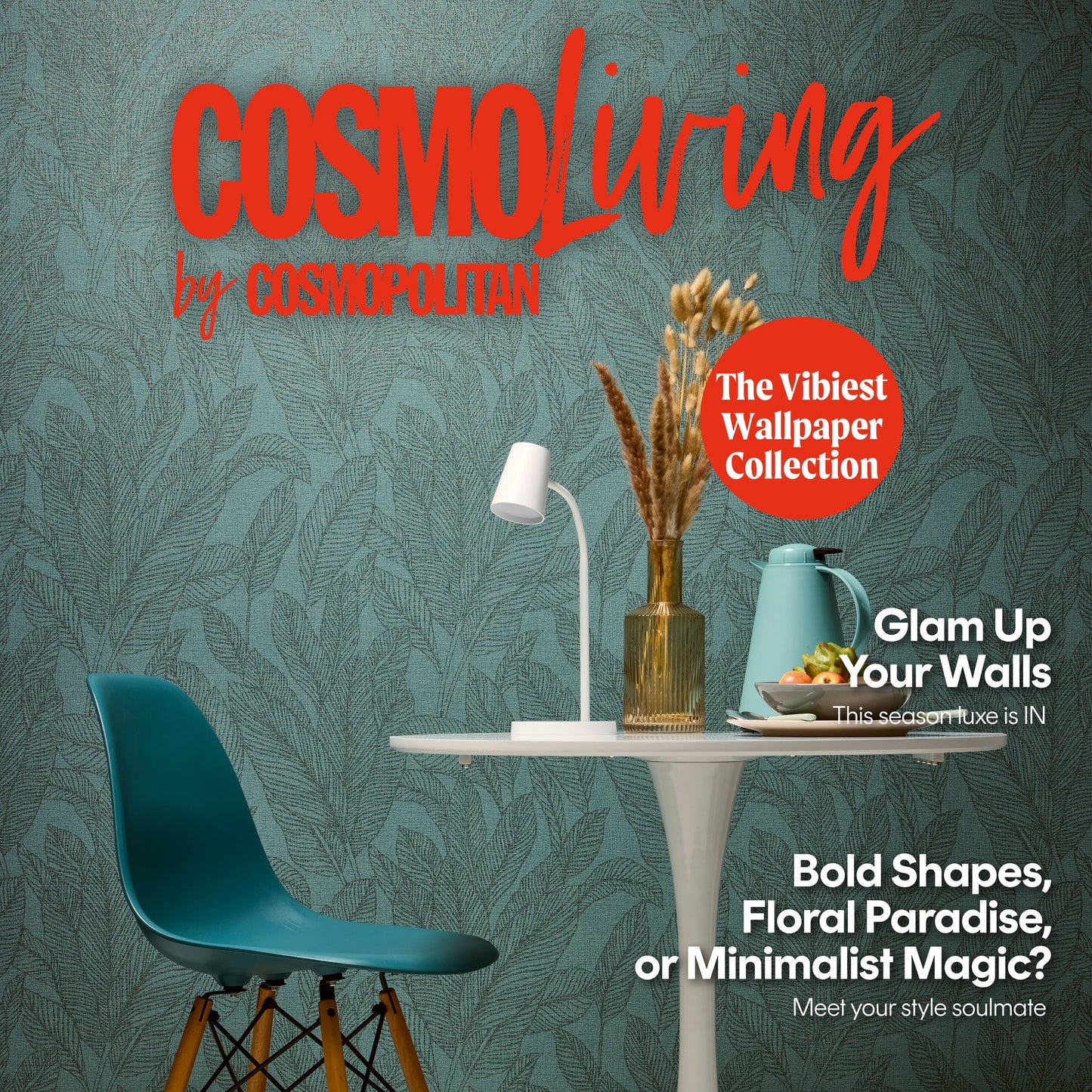 CosmoLiving Golden Fern-Glow Grün 10,05 m x 0,53 m
