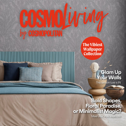 CosmoLiving Golden Fern-Glow Grau 10,05 m x 0,53 m