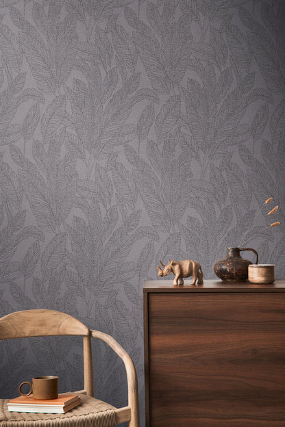 CosmoLiving Golden Fern-Glow Grau 10,05 m x 0,53 m