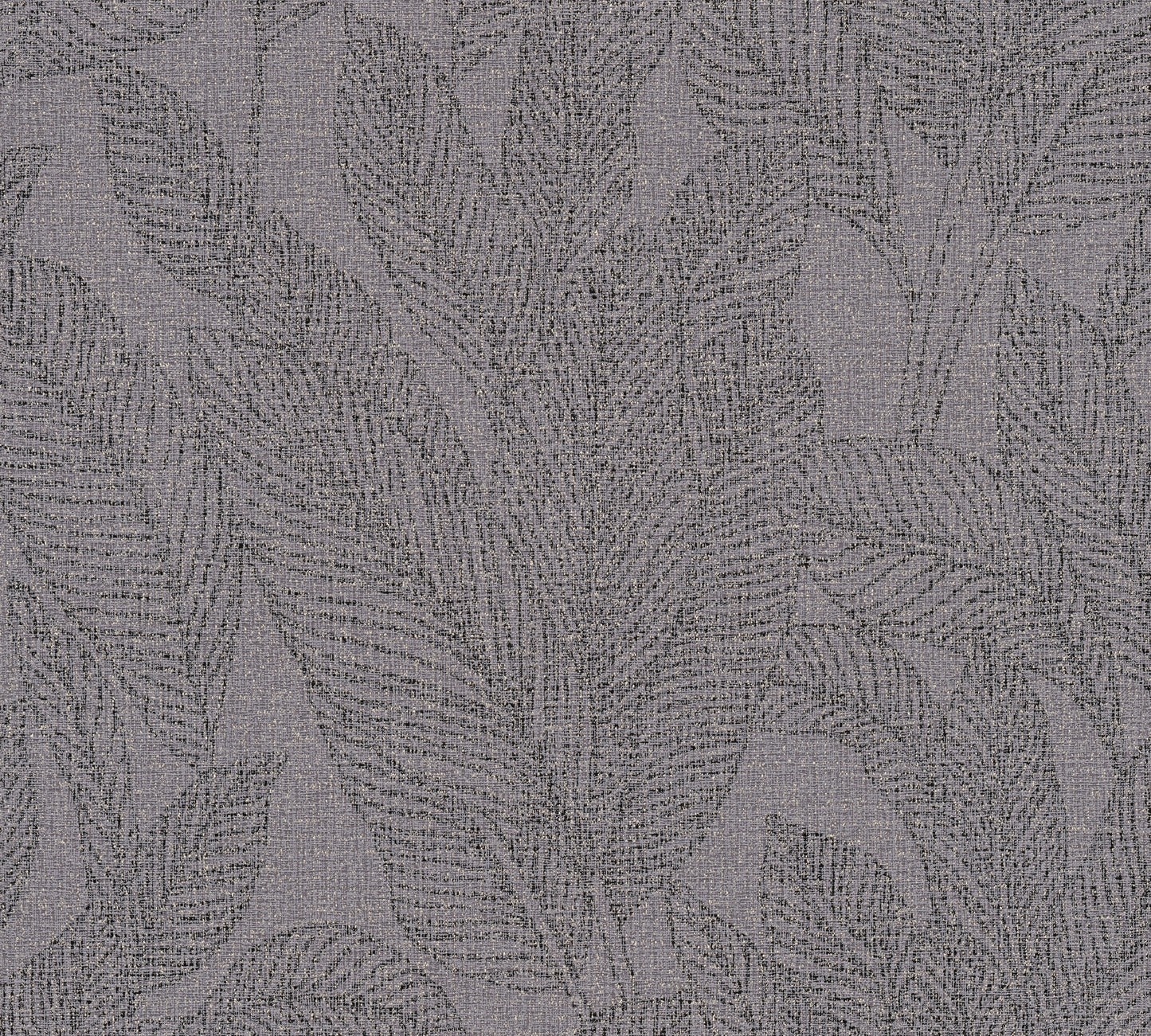 Livingwalls CosmoLiving Golden Fern-Glow Botanic Grau - 10,05 m x 0,53 m