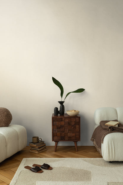 Livingwalls CosmoLiving  Metallic-Effekt Creme - 10,05 m x 0,53 m
