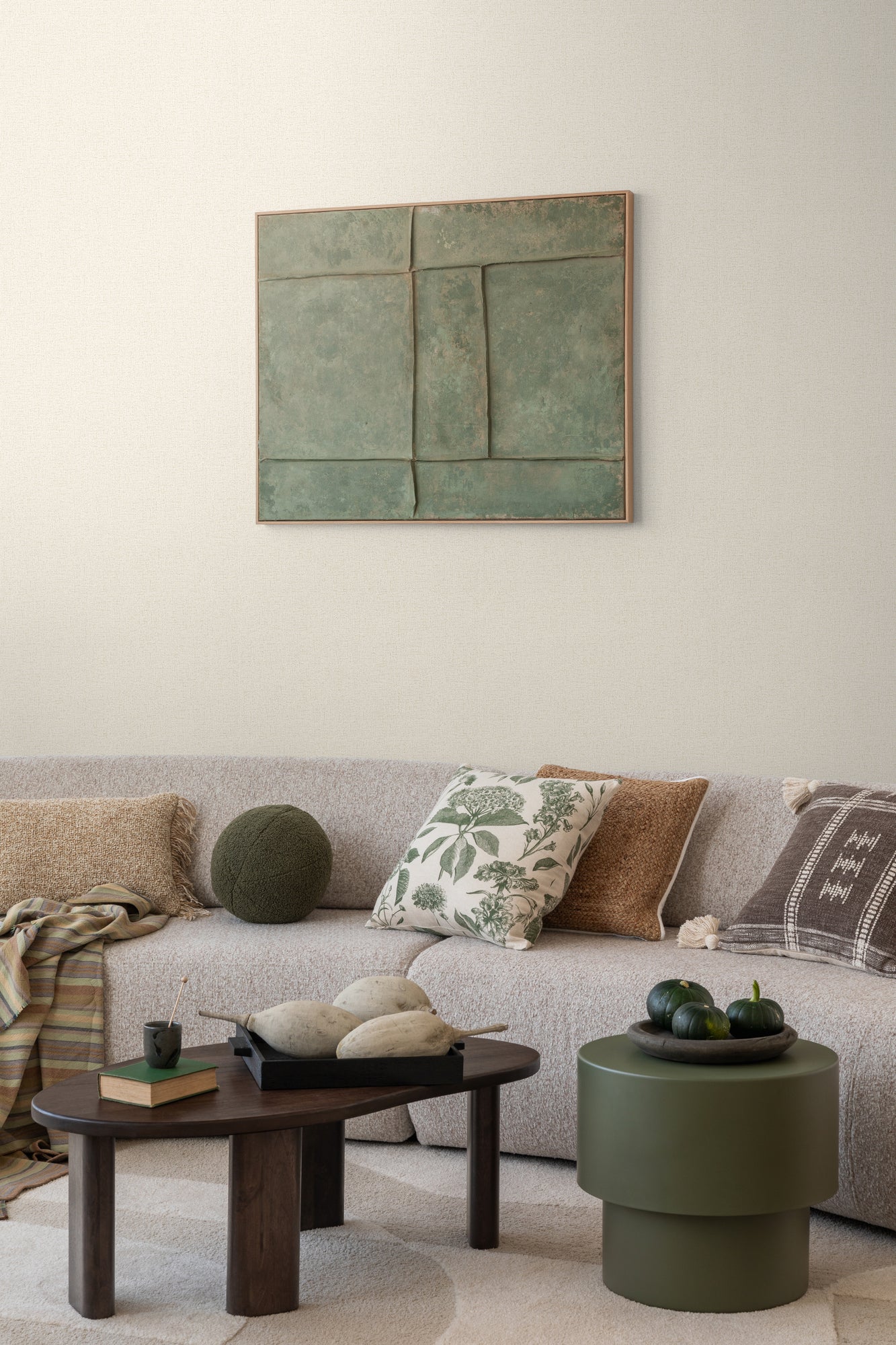 Livingwalls CosmoLiving  Metallic-Effekt Weiß Creme - 10,05 m x 0,53 m