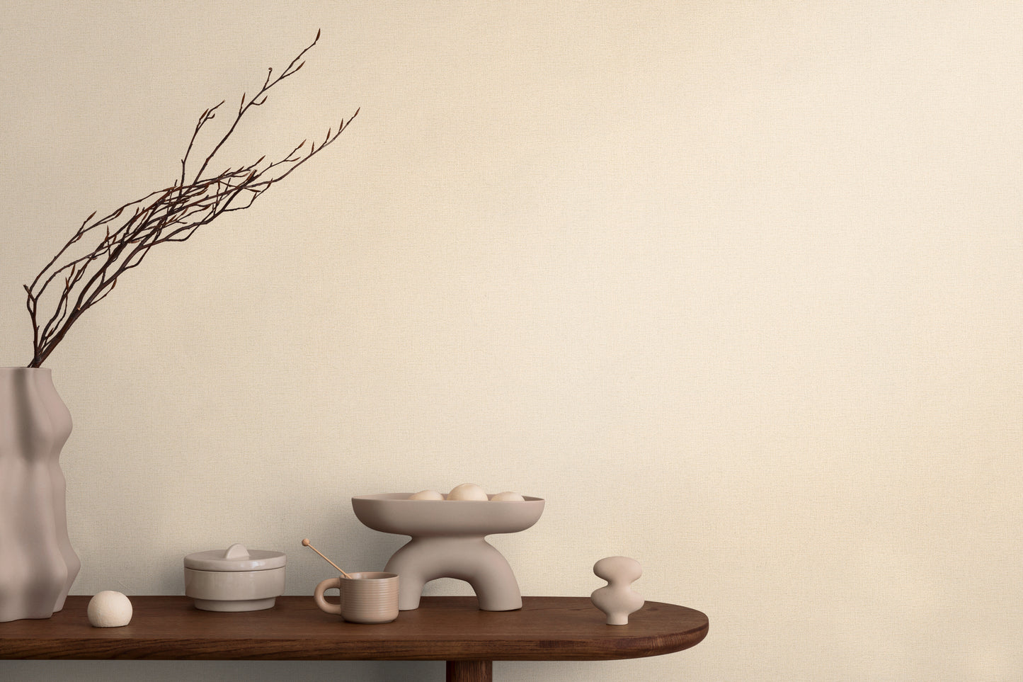 Livingwalls CosmoLiving  Metallic-Effekt Beige - 10,05 m x 0,53 m
