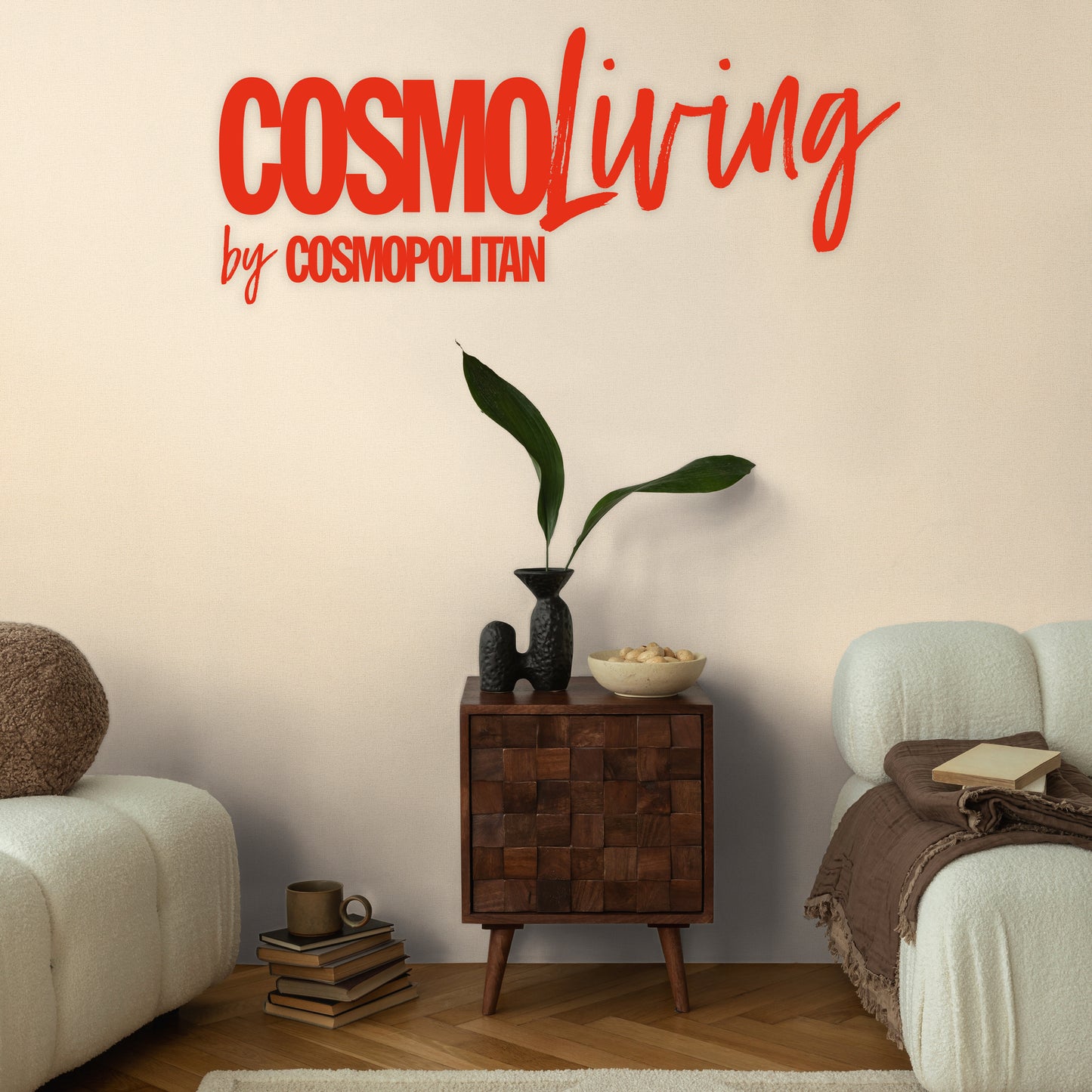 Livingwalls CosmoLiving  Metallic-Effekt Beige - 10,05 m x 0,53 m