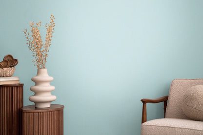 Livingwalls CosmoLiving Vliestapete Metallic Effekt Hellblau - 10,05 m x 0,53 m