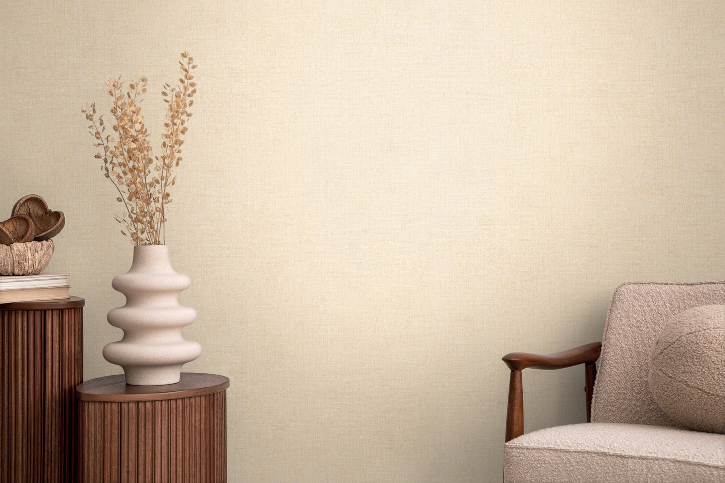 CosmoLiving Seidenstruktur  Goldbeige 10,05 m x 0,53 m