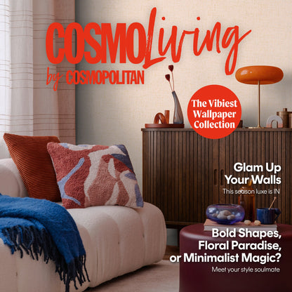 CosmoLiving Goldfaserstruktur  Rosé 10,05 m x 0,53 m