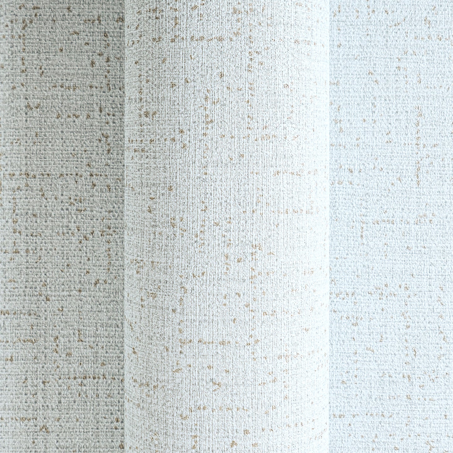 Livingwalls CosmoLiving Vliestapete Metallic Effekt Eisblau Gold - 10,05 m x 0,53 m