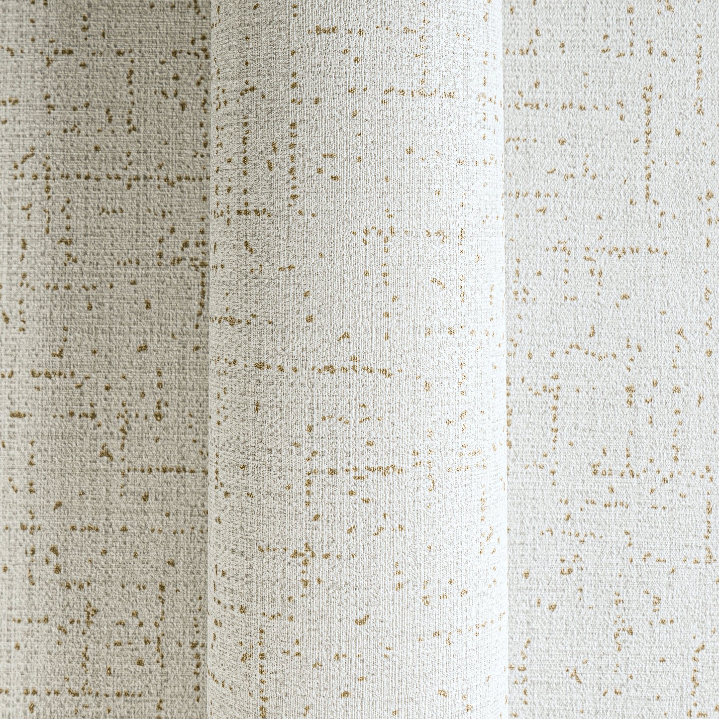 Livingwalls CosmoLiving Vliestapete Metallic Effekt Weiß Gold - 10,05 m x 0,53 m