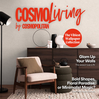 CosmoLiving Goldfaserstruktur  Greige 10,05 m x 0,53 m