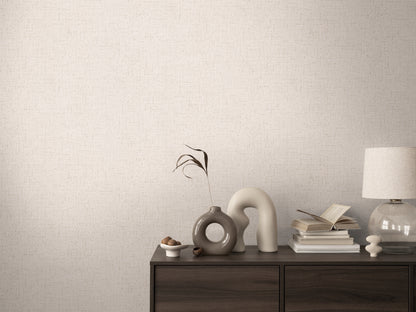 Livingwalls CosmoLiving Vliestapete Metallic Effekt Creme Gold - 10,05 m x 0,53 m