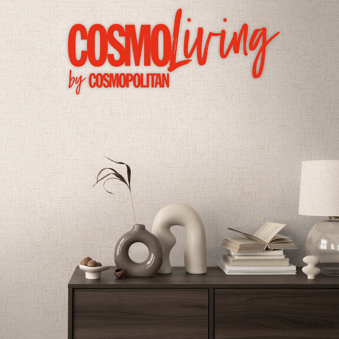 Livingwalls CosmoLiving Vliestapete Metallic Effekt Creme Gold - 10,05 m x 0,53 m