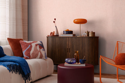 Livingwalls CosmoLiving Vliestapete Metallic Effekt Rosé Gold - 10,05 m x 0,53 m