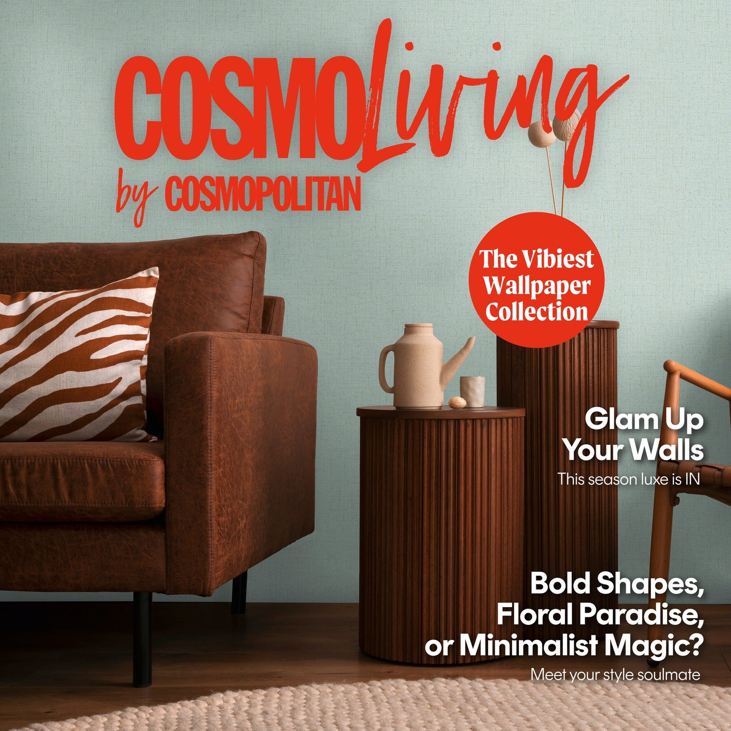 CosmoLiving Goldfaserstruktur  Aquamarin 10,05 m x 0,53 m