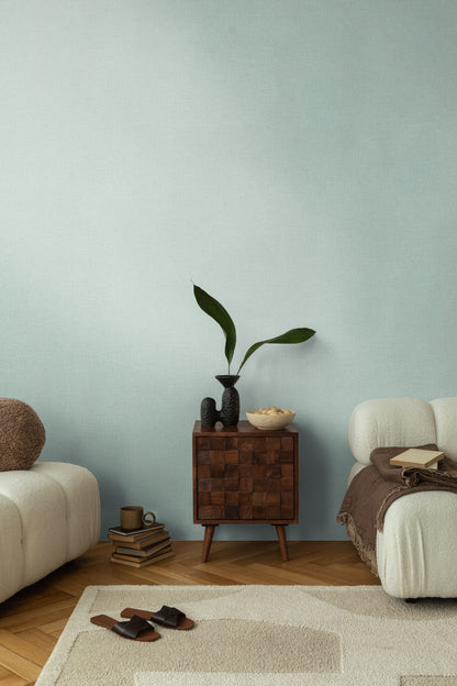 Livingwalls CosmoLiving Vliestapete Metallic Effekt Aqua Gold - 10,05 m x 0,53 m