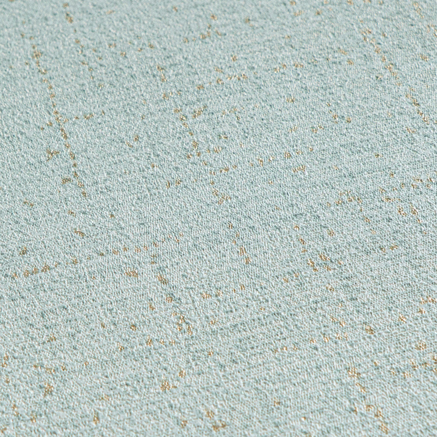 Livingwalls CosmoLiving Vliestapete Metallic Effekt Aqua Gold - 10,05 m x 0,53 m