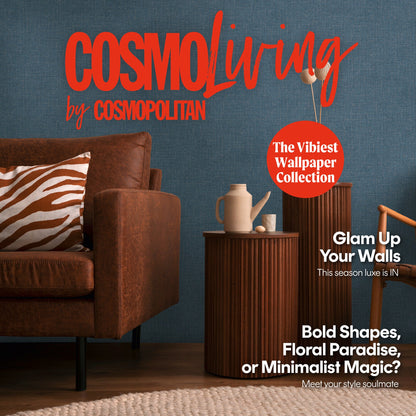 CosmoLiving Goldfaserstruktur  Mitternachtsblau 10,05 m x 0,53 m