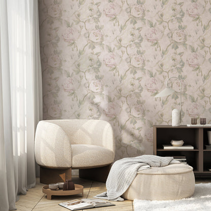 FlowerofSympho Vinyl-Vliestapete 10,05 m x 1,06 m