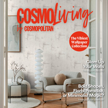 CosmoLiving Graphite Groove-Edge Weiß 10,05 m x 0,53 m