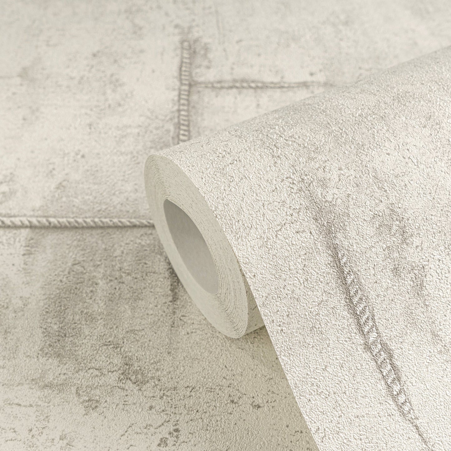 CosmoLiving Graphite Groove-Edge Weiß 10,05 m x 0,53 m