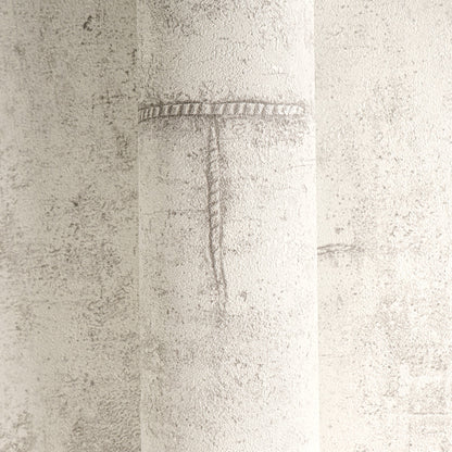 CosmoLiving Graphite Groove-Edge Weiß 10,05 m x 0,53 m