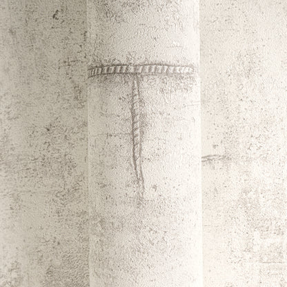Livingwalls CosmoLiving Graphite Groove-Edge Industrial Weiß - 10,05 m x 0,53 m