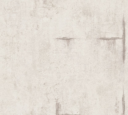 Livingwalls CosmoLiving Graphite Groove-Edge Industrial Weiß - 10,05 m x 0,53 m