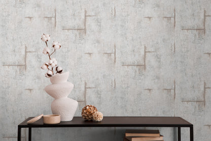 Livingwalls CosmoLiving Graphite Groove-Edge Industrial Grau  - 10,05 m x 0,53 m