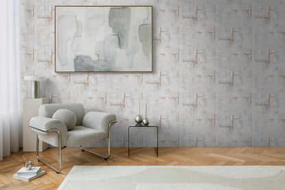 Livingwalls CosmoLiving Graphite Groove-Edge Industrial Grau  - 10,05 m x 0,53 m