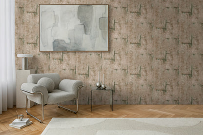 Livingwalls CosmoLiving Graphite Groove-Edge Industrial Braun - 10,05 m x 0,53 m