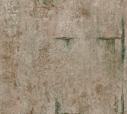 Livingwalls CosmoLiving Graphite Groove-Edge Industrial Braun - 10,05 m x 0,53 m