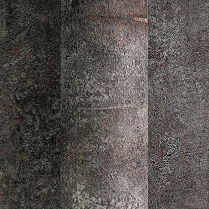 Livingwalls CosmoLiving Graphite Groove-Edge Industrial Schwarz - 10,05 m x 0,53 m