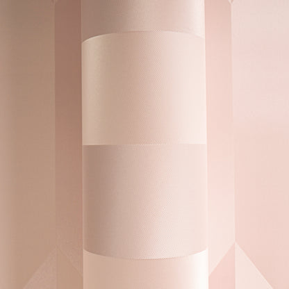 Livingwalls CosmoLiving Graphic Groove-Playful geometrisch Rosa - 10,05 m x 0,53 m