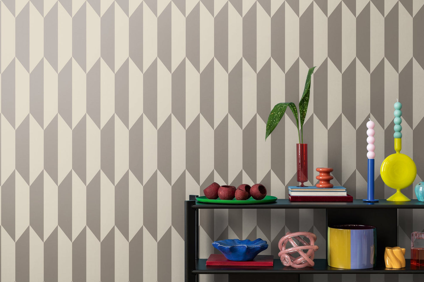 CosmoLiving Graphic Groove-Playful Silber 10,05 m x 0,53 m