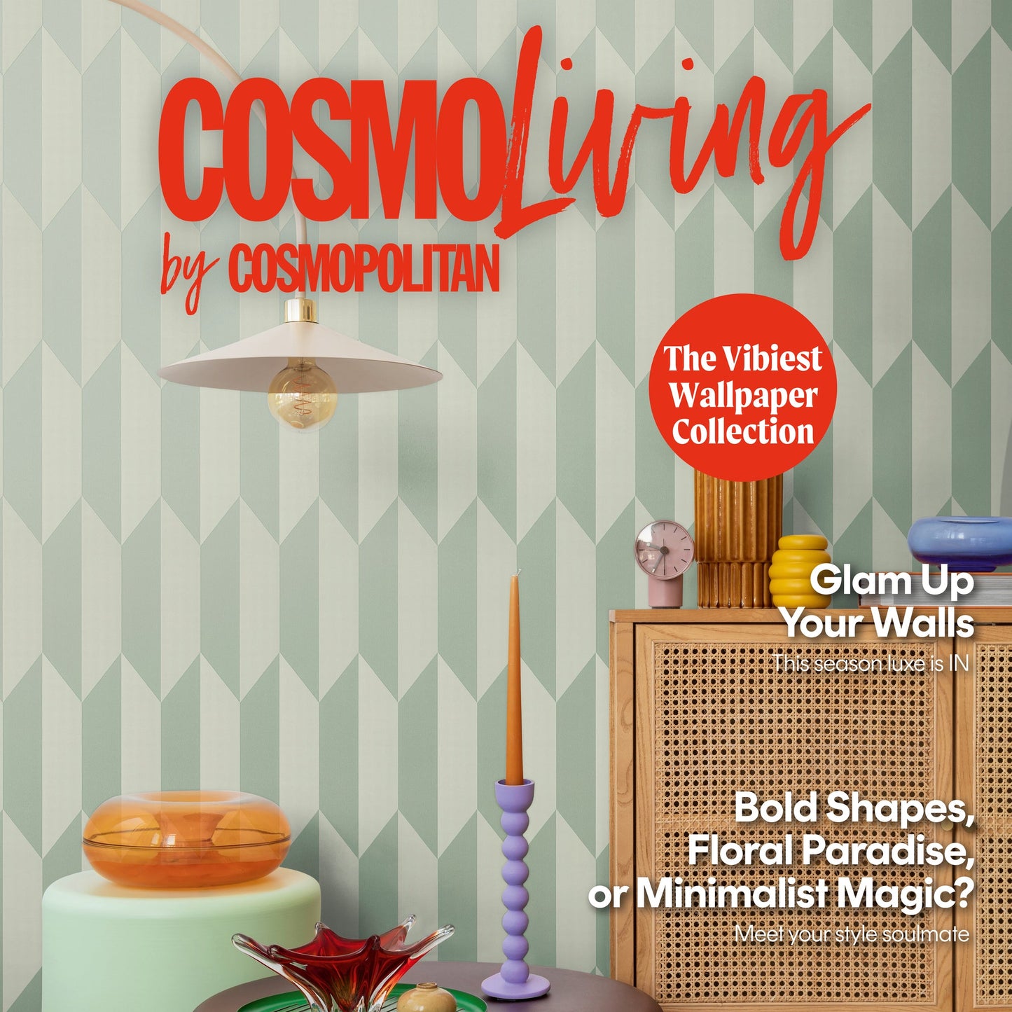 CosmoLiving Graphic Groove-Playful Grün 10,05 m x 0,53 m