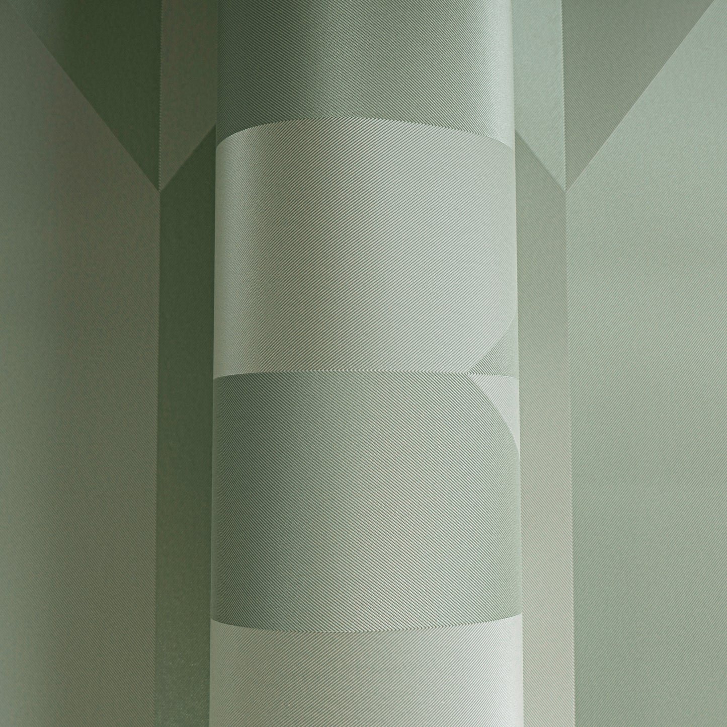 Livingwalls CosmoLiving Graphic Groove-Playful geometrisch Grün - 10,05 m x 0,53 m
