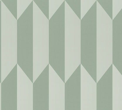 Livingwalls CosmoLiving Graphic Groove-Playful geometrisch Grün - 10,05 m x 0,53 m