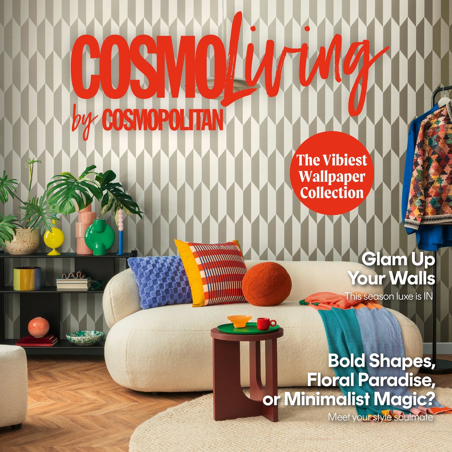CosmoLiving Graphic Groove-Playful Champagner 10,05 m x 0,53 m