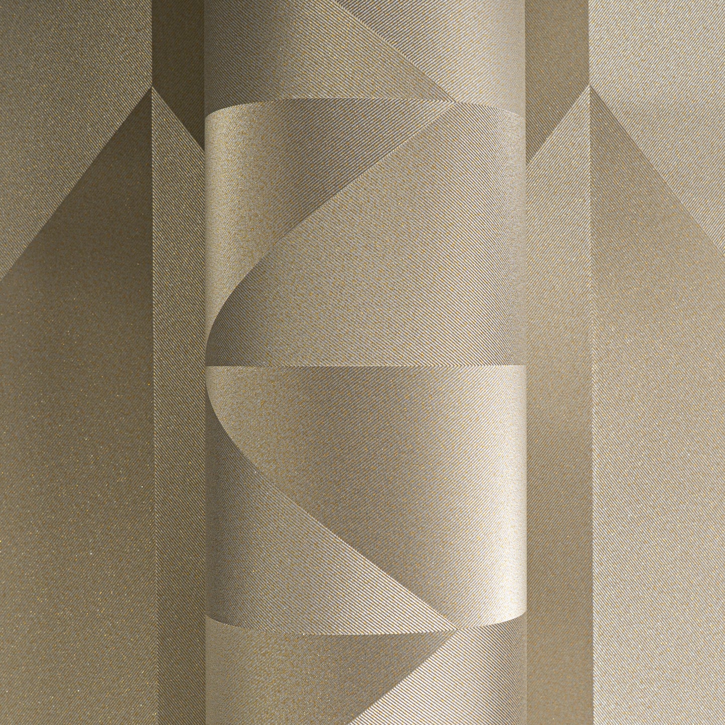 Livingwalls CosmoLiving Graphic Groove-Playful geometrisch Champagner - 10,05 m x 0,53 m