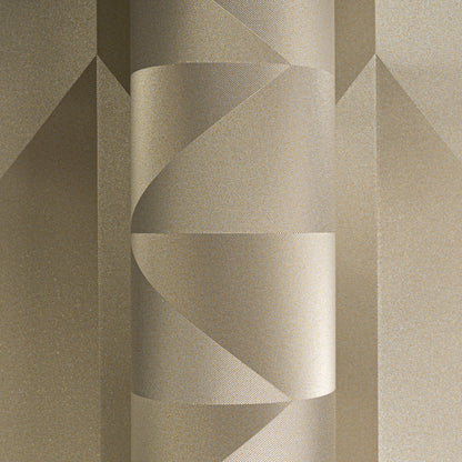 Livingwalls CosmoLiving Graphic Groove-Playful geometrisch Champagner - 10,05 m x 0,53 m
